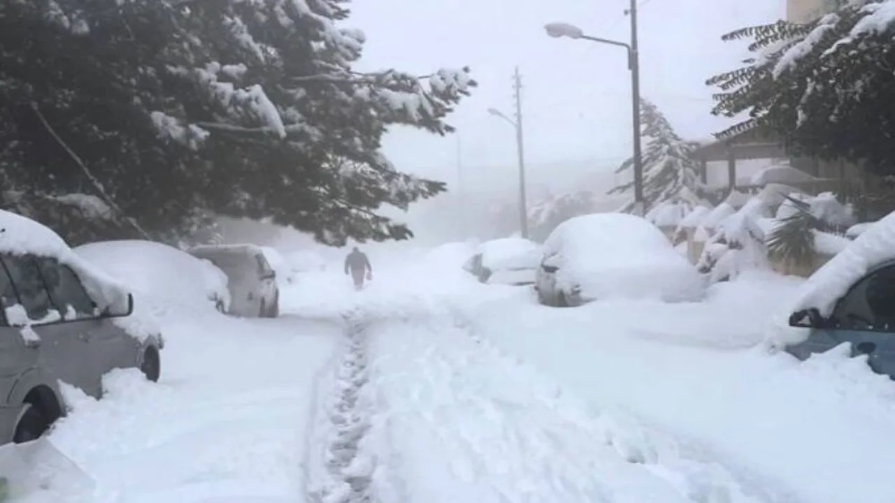 أمطار وثلوج.. منخفض جوي يضرب البلاد بدءاً من ليل الإثنين المقبل